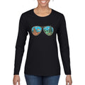 Beyond the Looking Sunglasses Women Long Sleeve Shirt