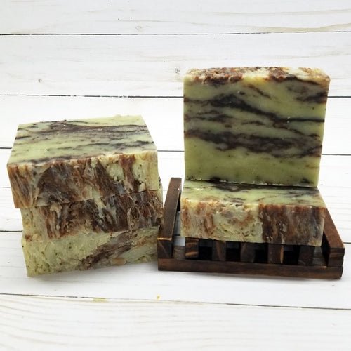 Organic Mint Chocolate Handmade Soap - MewZ unique items
